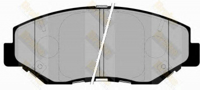 BRAKE ENGINEERING pa1564 -  Комплект тормозных колодок, дисковый тормоз